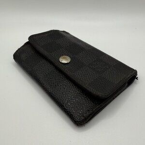 Louis Vuitton Damier Graphite 6 Ring Key Holder Key Cles